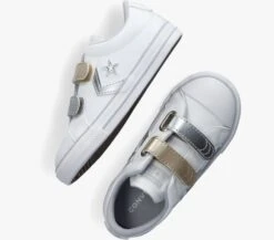 Witte Converse Lage Sneakers Star Player 2v Metallic
