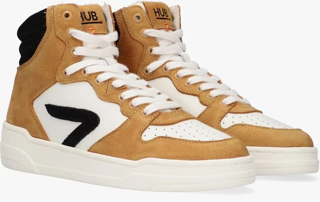 Gele Hub Hoge Sneaker Court-z High