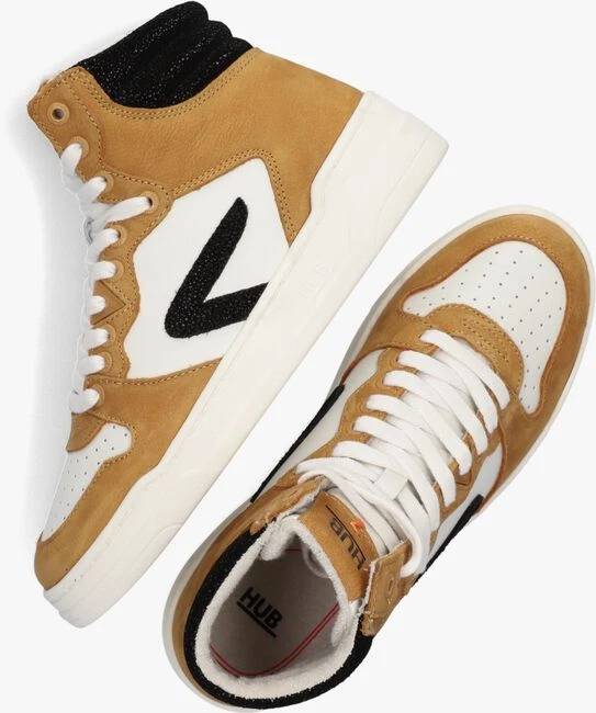 Gele Hub Hoge Sneaker Court-z High - Afbeelding 4