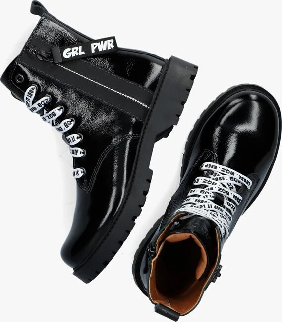 Zwarte Braqeez Veterboots Belle Boot - Afbeelding 2