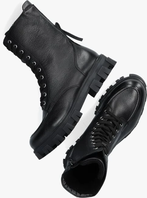 Zwarte Wysh Veterboots Zoe - Afbeelding 2