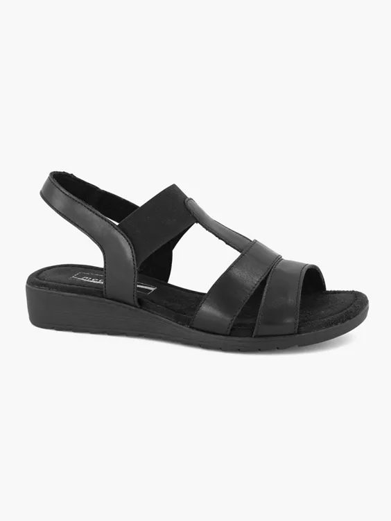 Zwarte Leren Sandaal - Afbeelding 6