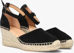 Zwarte Via Vai Espadrilles Flora Braid