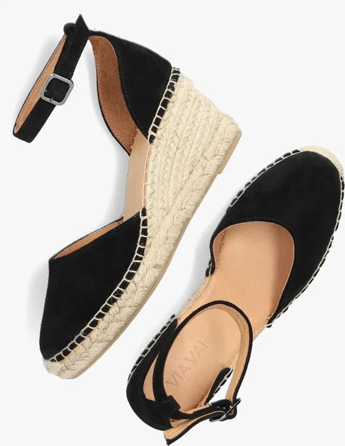 Zwarte Via Vai Espadrilles Flora Braid - Afbeelding 4