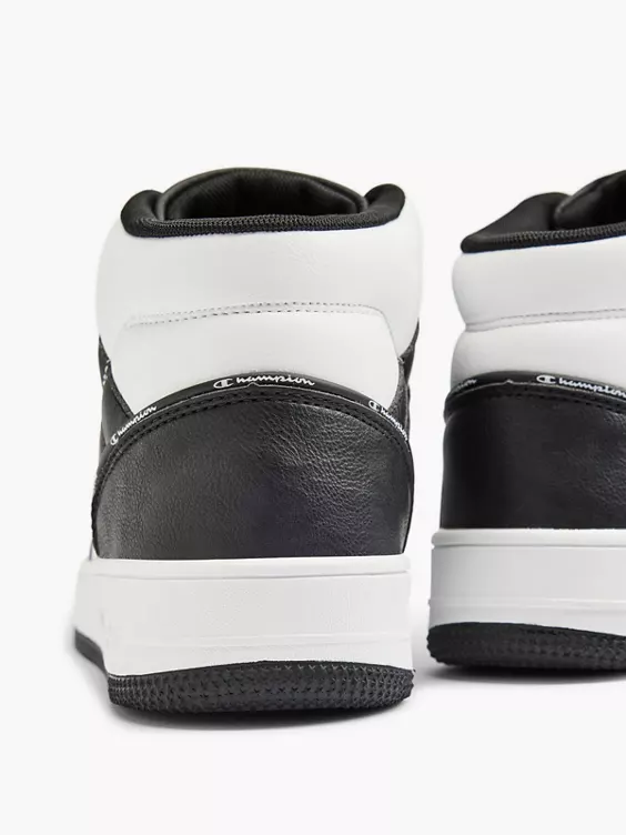 Champion Zwart/ Witte Rebound 2.0 Mid - Afbeelding 4
