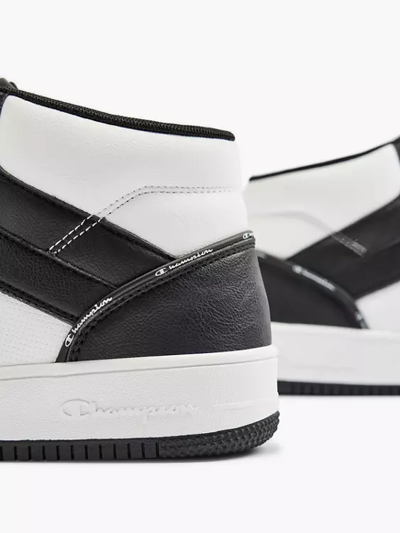 Champion Zwart/ Witte Rebound 2.0 Mid - Afbeelding 5
