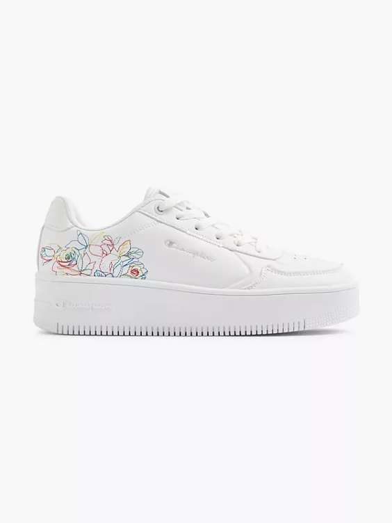 Champion Witte Low Cut Shoe Rebound Platform
