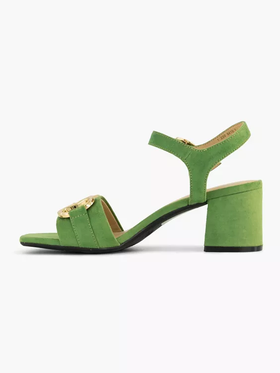 Groene Sandalette Sierketting - Afbeelding 2