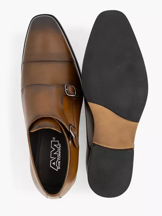 Bruine Leren Instapper - Afbeelding 3