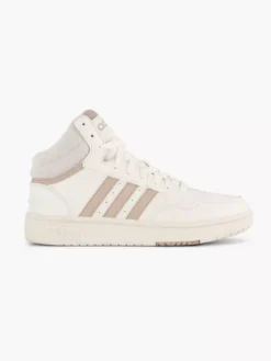 ADIDAS Off White Hoops 3.0 Mid