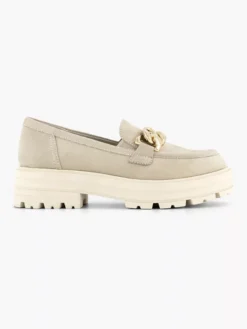 Beige Chunky Loafer Sierketting