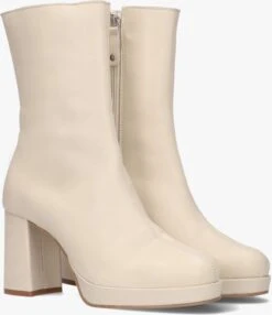 Witte Tango Enkellaarsjes Nadine 5