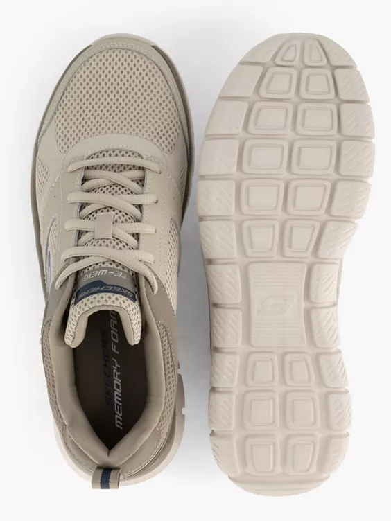 Skechers Beige Track- Syntac - Afbeelding 3