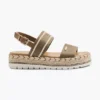 ESPRIT Groene Platform Sandaal Touw
