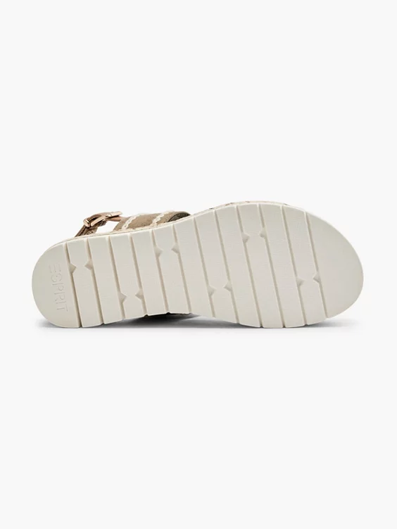 ESPRIT Groene Platform Sandaal Touw - Afbeelding 4
