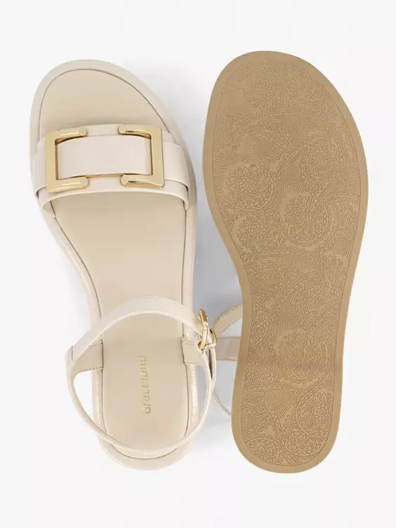 Beige Sandaal Siergesp - Afbeelding 3