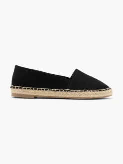 Zwarte Espadrille Touw