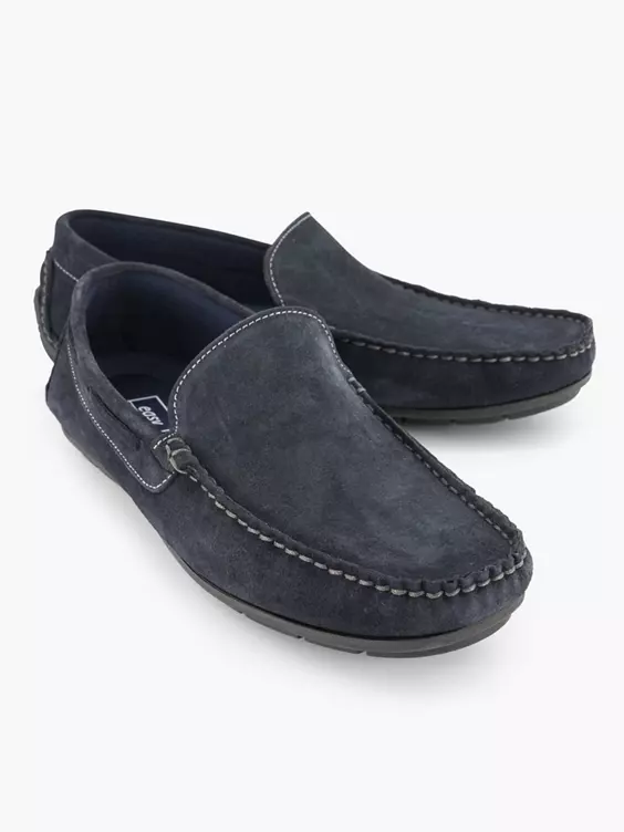 Easy Street Blauwe Suéde Instapper - Afbeelding 5