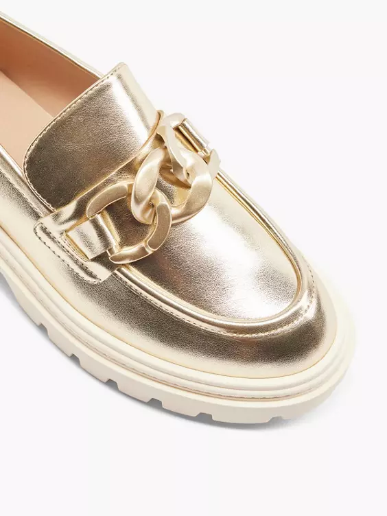 Gouden Metallic Chunky Loafer - Afbeelding 2