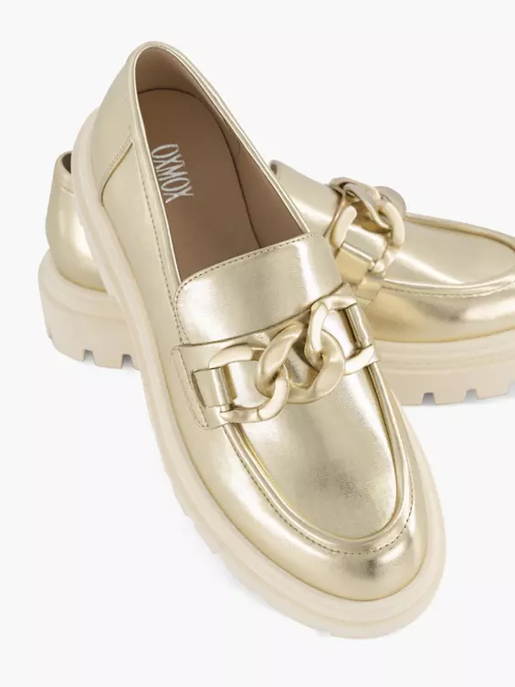 Gouden Metallic Chunky Loafer - Afbeelding 5