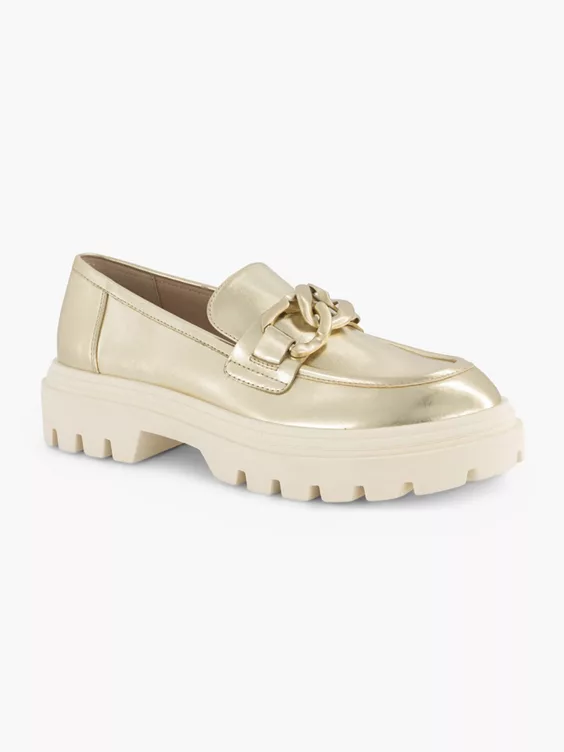 Gouden Metallic Chunky Loafer - Afbeelding 6