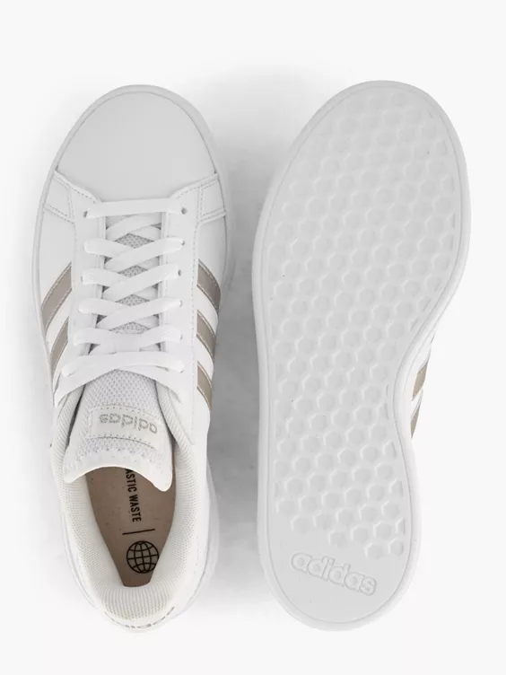 ADIDAS Witte Grand Court Base 2.0 - Afbeelding 3