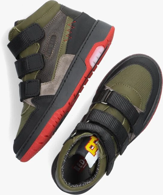 Groene Red-rag Hoge Sneaker 13627 - Afbeelding 2