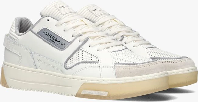 Witte Scotch & Soda Lage Sneakers New Cup