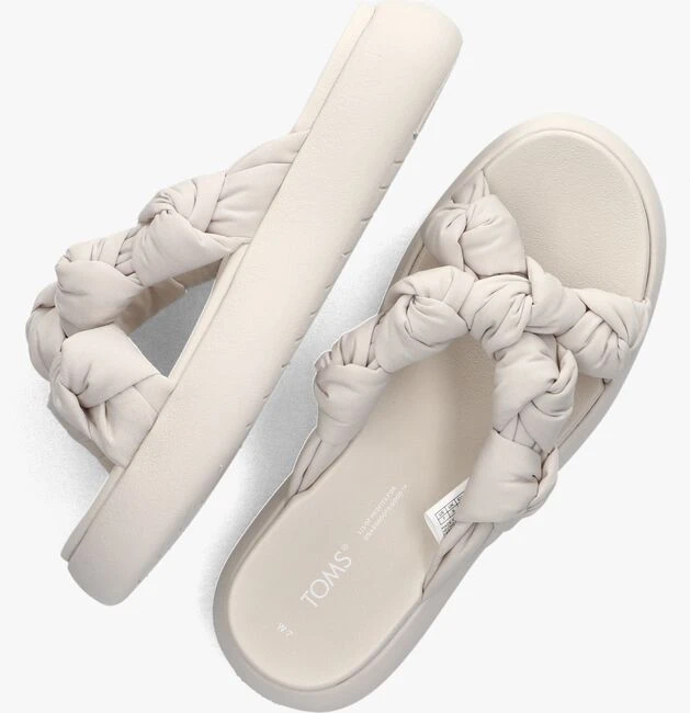 Beige Toms Slippers Alpargata Mallow Crossover Knot - Afbeelding 4