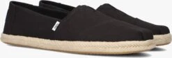 Zwarte Toms Espadrilles Alpargata Rope
