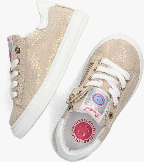 Beige Develab Lage Sneakers 42730 - Afbeelding 2