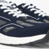 Blauwe Mercer Amsterdam Lage Sneakers The Re-run V2 Men