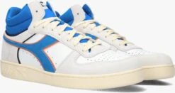 Blauwe Diadora Hoge Sneaker Magic Basket Demi Cut