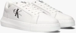 Witte Calvin Klein Lage Sneakers Chunky Cupsole