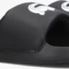 Zwarte Lacoste Badslippers Serve Slide 1.0