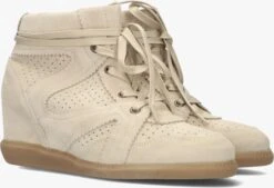 Beige Deabused Hoge Sneaker Ziggy